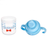 Поильник детский с твёрдым носиком «Джентльмен», с ручками, 150 мл, цвет голубой 3725832