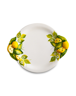 Тарелка закусочная 22см Edelweiss Лимоны и цветы