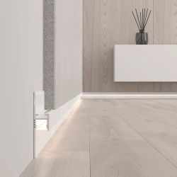 Профиль ARH-PLINTUS-FANTOM-2000 WHITE (Arlight, Алюминий) 034983