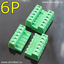 Cтыковые разъемы 2EDG 5.08mm - 6P