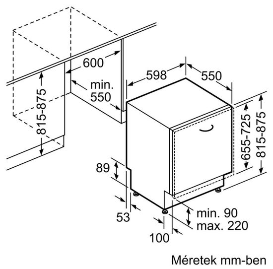 Встраиваемая посудомоечная машина Bosch SMV 46KX08