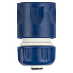 Коннектор GREEN APPLE GAES20-05 для шланга с аквастопом 1/2 12 мм