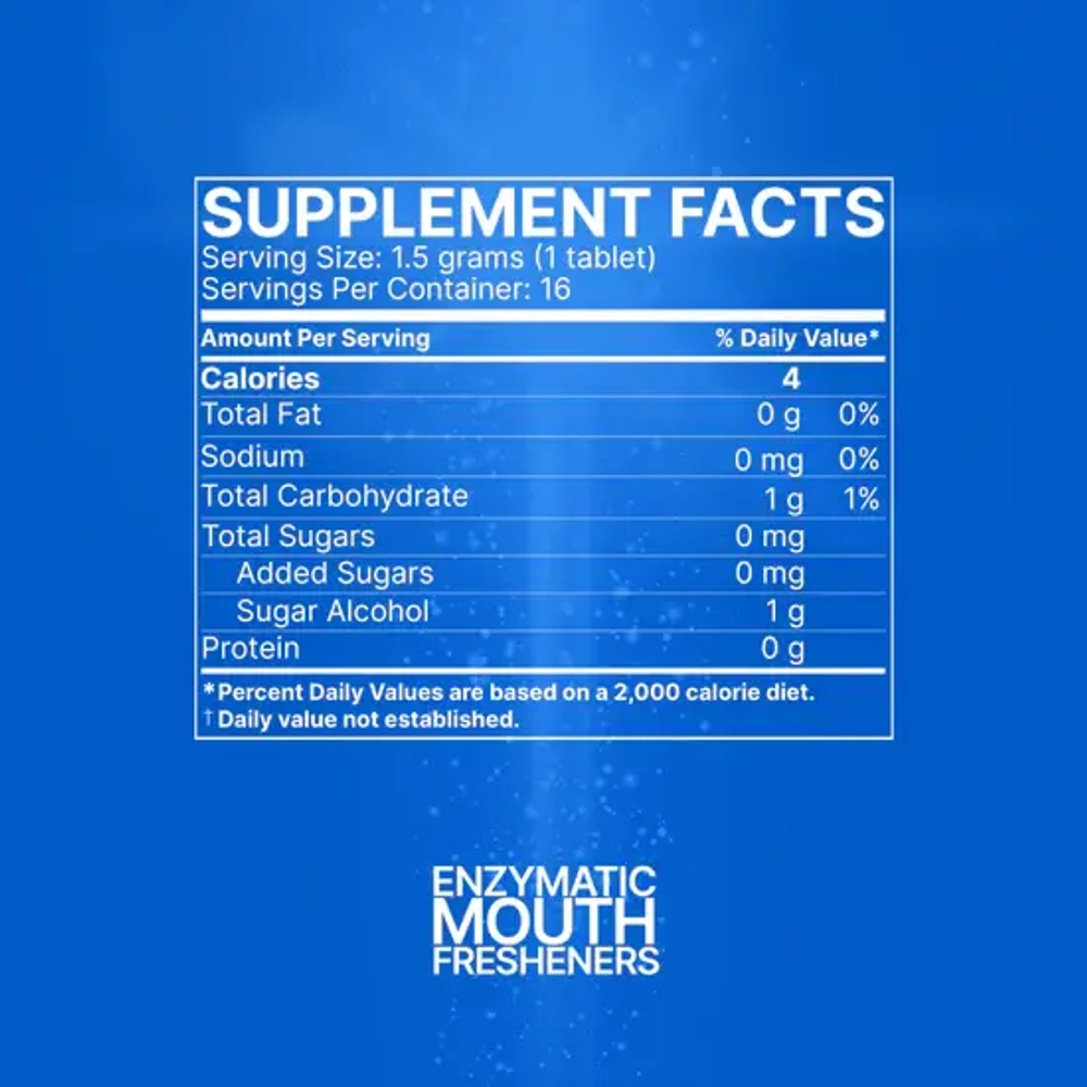 MicrobiomeLabs - Enzymatic Mouth Cleaner Lozenges 12 Pack