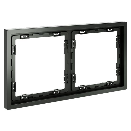 Рамка пластиковая VOLTUM S70 на 2 поста, (титан)