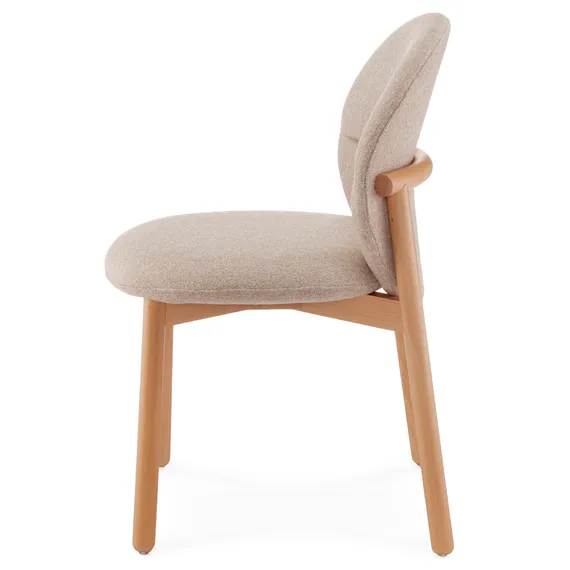 Стул Meiko бежевый, ножки бук