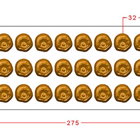 1059| Форма для шоколадных конфет (275*135мм)
