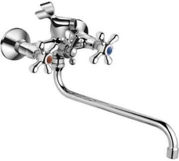 Смеситель ванна  OUTE Т5023С S-нос 30 см