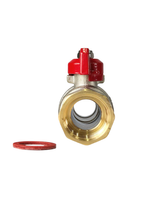 Кран шаровый 20 (3/4") ВН с американкой и упл. бабочка (VIEIR) VR224-02А,224-02