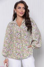 Блуза "Каролина" (грин) Б5951 LT Collection (Акция)