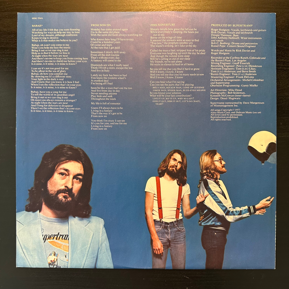 Supertramp - Even In The Quietest Moments… (Скандинавия 1977г.)