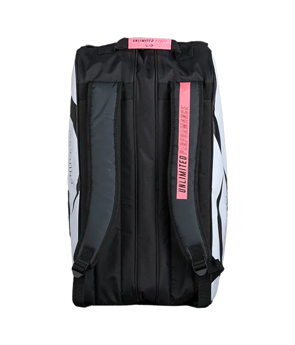 Сумка для падел Endless Icon White-Pink, лёгкая и водоотталкивающая