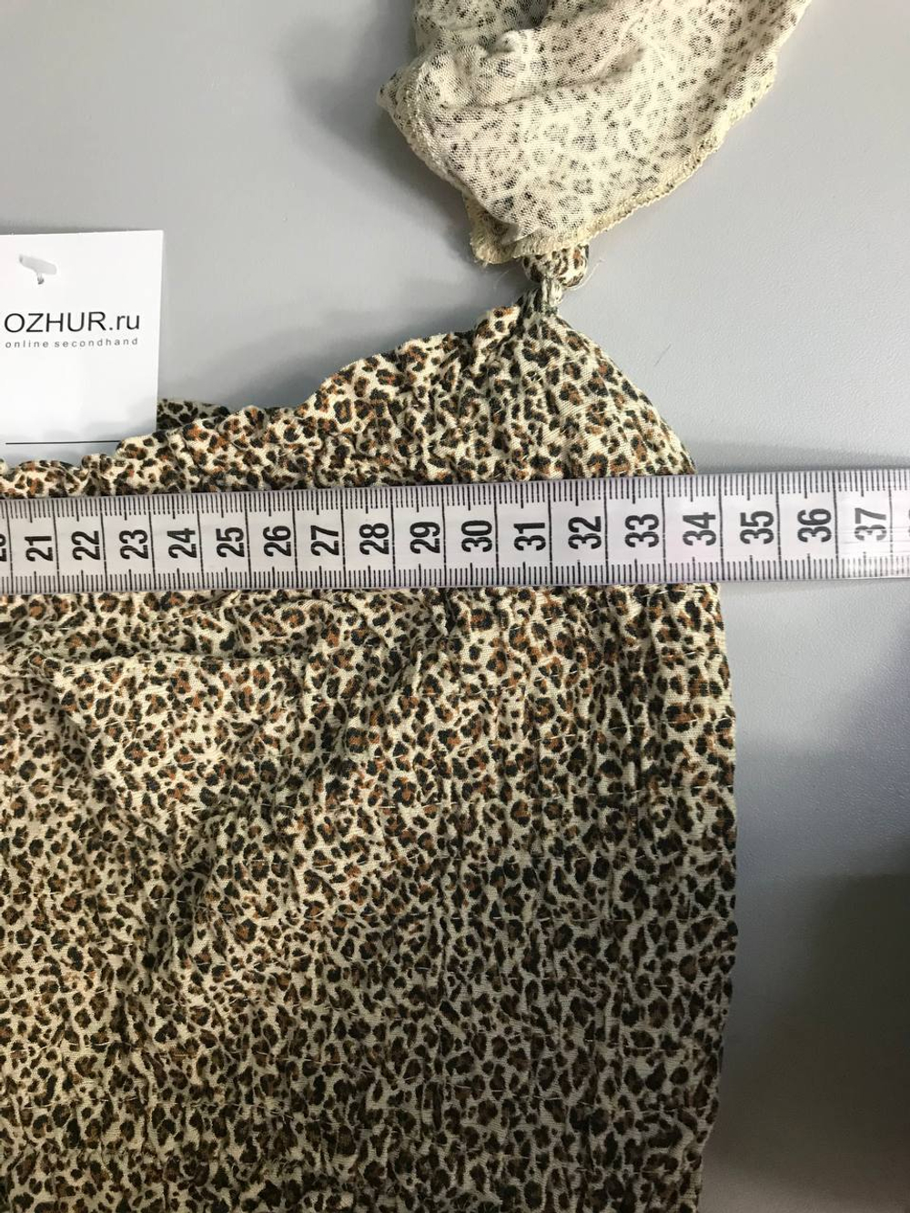 Платье Tezenis в анималистическом стиле, маркировка S, визуально на 44 размер
