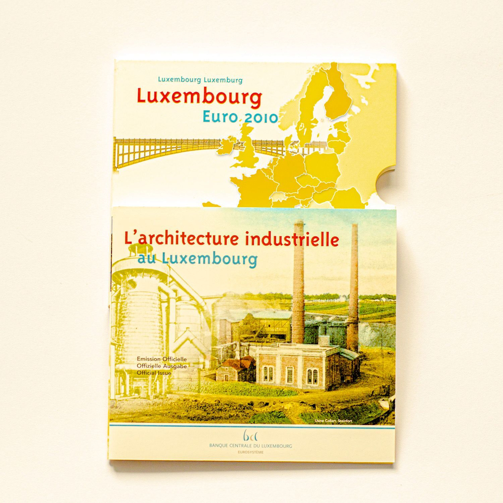 Luxembourg 2010 Year Set + 2 Euro "Coat of Arms"
