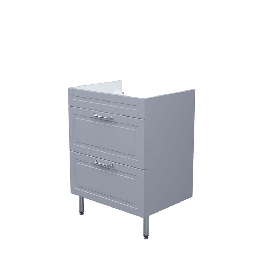 Тумба напольная IDDIS Oxford, 60 см, светло-серый, OXF60L0i95