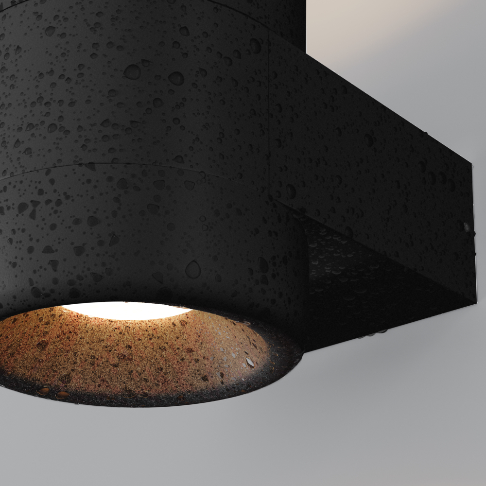 Уличный настенный светильник Outdoor O490WL-L6B3K