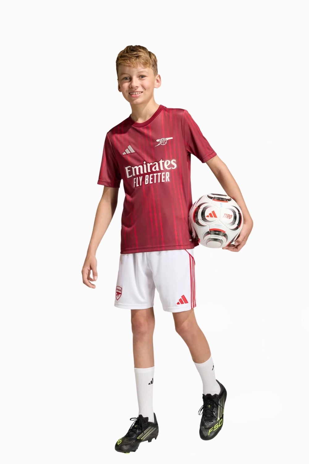 Футболка adidas Arsenal FC 25/26 Pre-Match Junior - красный