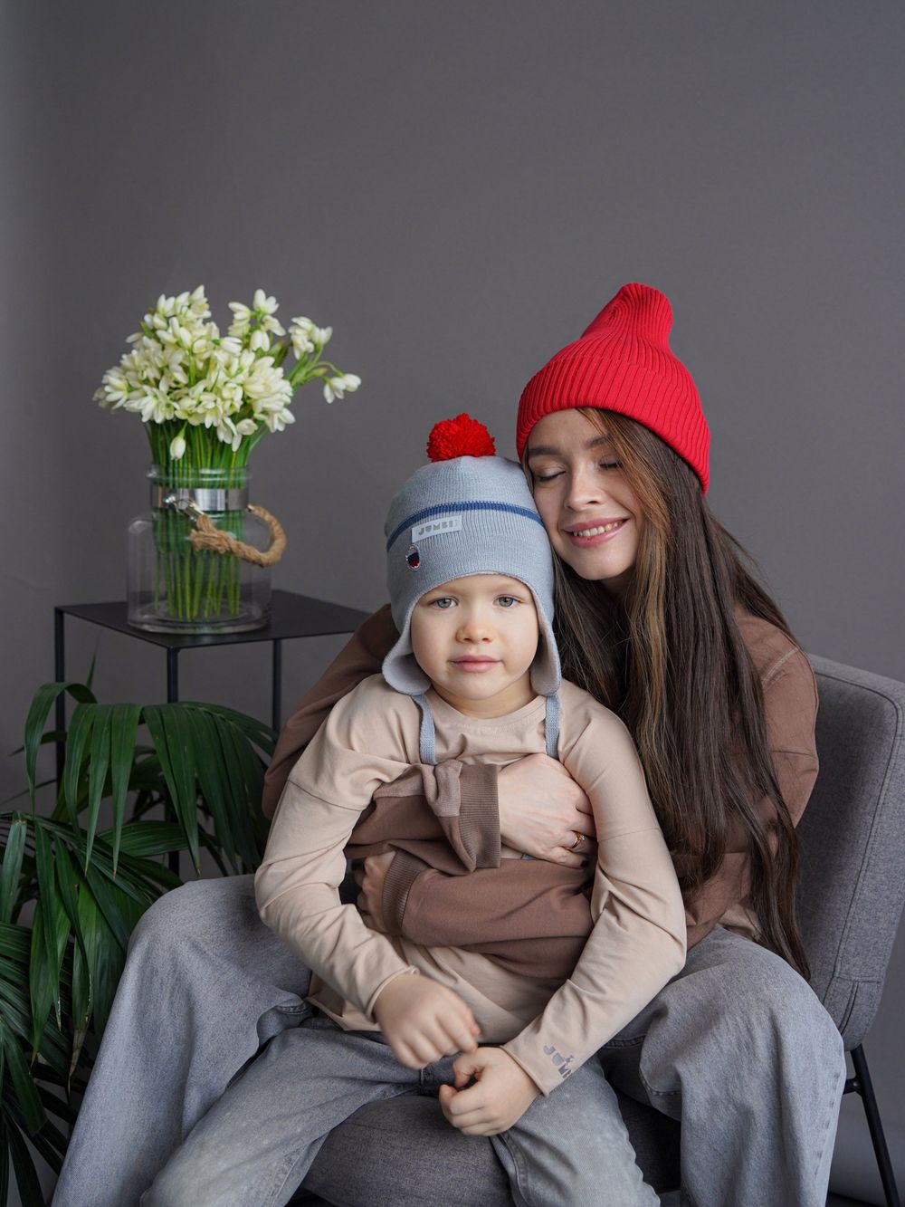 Шапка весенняя/осенняя вязаная КОДИ (Космонавт)