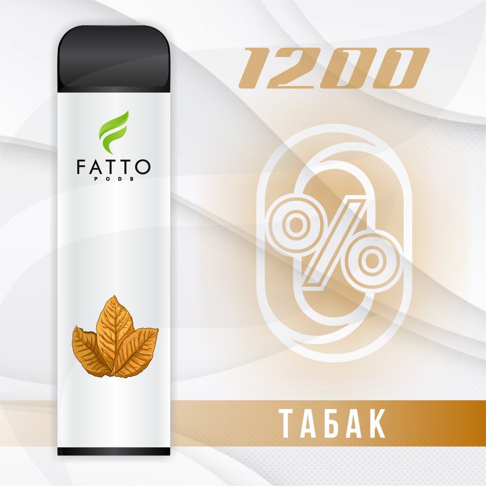 FATTO PODS ZERO - Tobacco (0% nic)