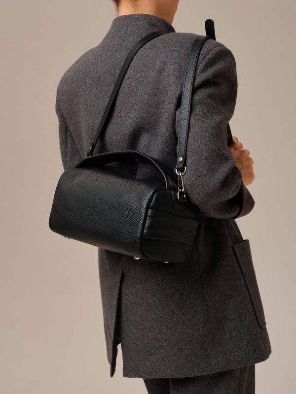 Кожаная сумка Solea DBR 31365 черный