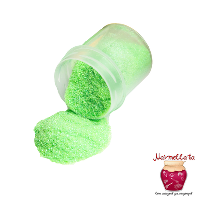 Блестки декоративные (Глиттер) салатовый, 10 г.