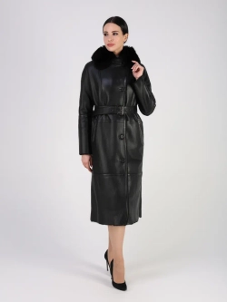 Дубленка зимняя натуральная длинная