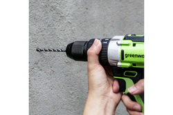 Дрель аккумуляторная GREENWORKS GD24DD60 24 V c акк и з/у кейс   3704107UA
