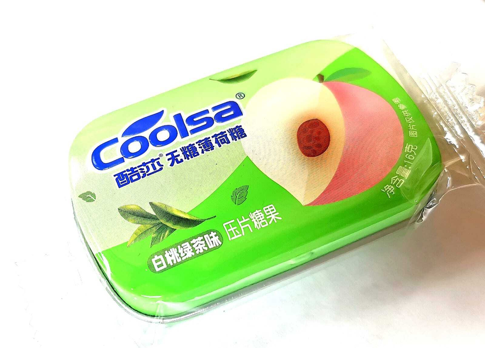 Драже Coolsa мята персик 16г