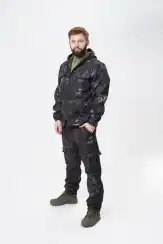 Костюм прямого кроя для активного отдыха (куртка+брюки) Турист RIP-STOP, Соты