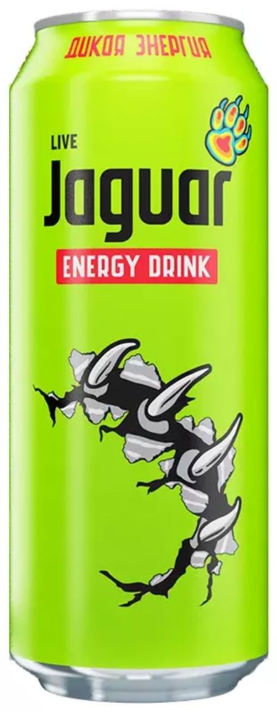 Напиток энергетический б/а Ягуар live, 0,45 л