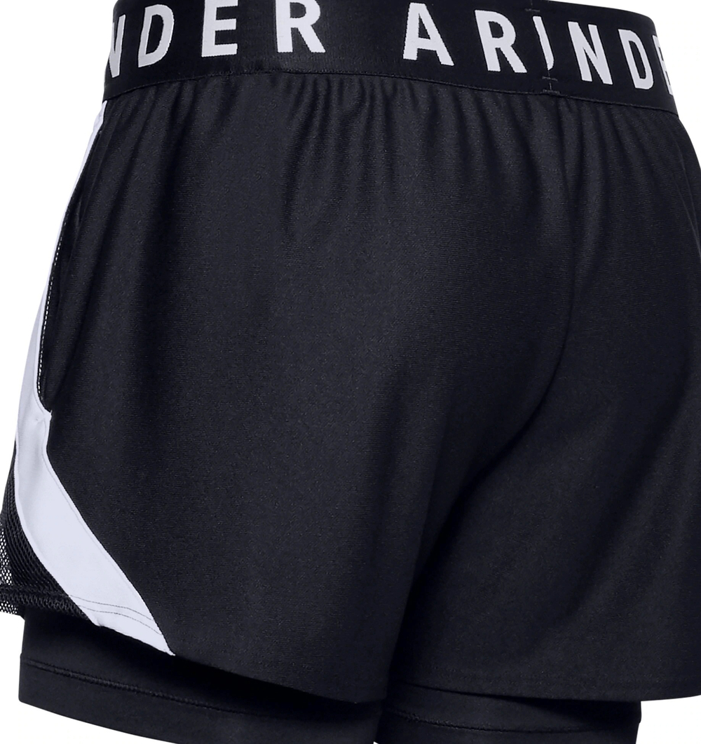 Женские Шорты теннисные Under Armour Play Up 2in1 Shorts - черный