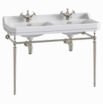 Консоль с раковиной Burlington Edwardian B21 1TH 120 хром