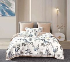 Постельное белье Asabella 2221 фланель, тенсель с хлопком