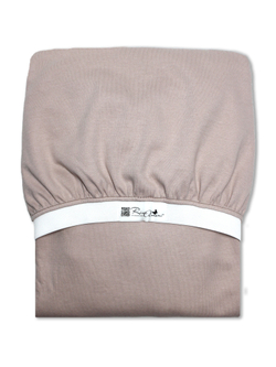 Простыня на резинке Тауп грей интерлок RinaAmari Размер 60*120