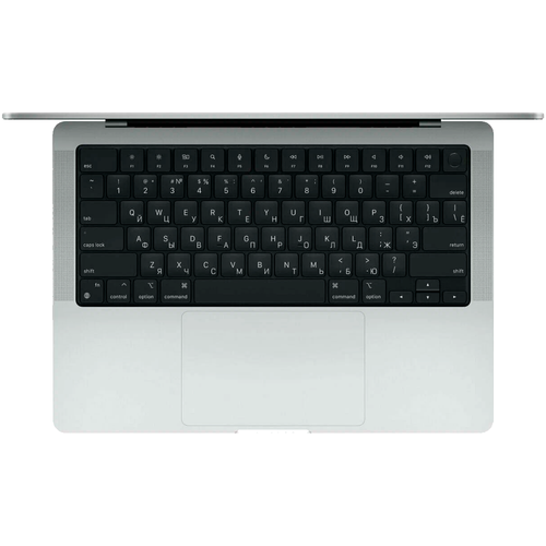 Ноутбук Apple MacBook Pro 14 (M1 Pro 8С/14C) 16/1TB Ростест, Silver (Серебристый) MKGT3