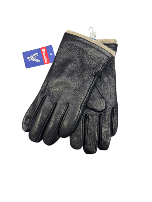 Перчатки. Мужские. Материал верха: Кожа оленя. Подклад: Шерсть-трикотаж. 5 шт в упаковке.