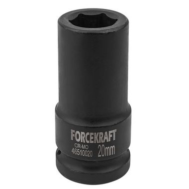 Головка ударная глубокая 3/4'', 20мм (6гр.) FORCEKRAFT FK-46510020