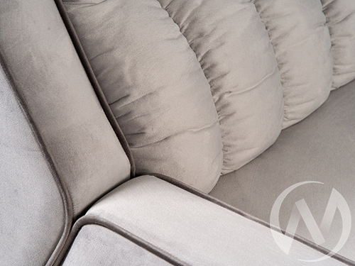 Диван угловой Блистер 2 (ДУ) GROUND 05 (серый) GROUND 06 (песочно-серый)