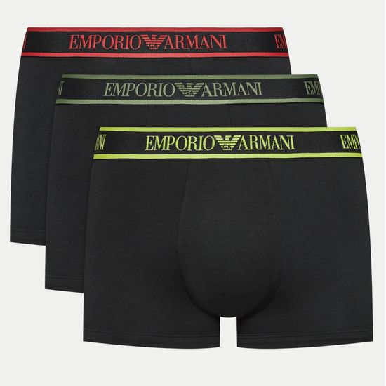 Набор мужских трусов хипсов 3в1 черные Emporio Armani 111357_4F717 21320