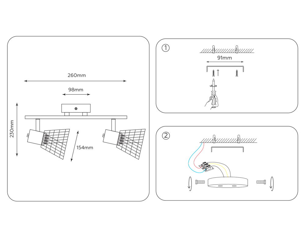 Ambrella Настенно-потолочный спот в стиле лофт Loft TR8601