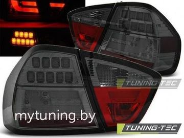 Задние фонари Bmw 3 E90 smoke led bar