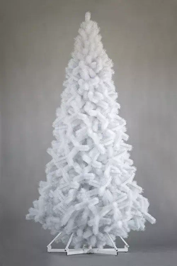 Искусственная ель Виктория белая 3,5 м., ствольная, интерьерная, ПВХ, ПромЕлка (VK350VIKTORW)