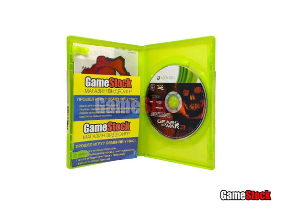 Xbox 360 Gears of War 3 (Б/У, Русские субтитры)