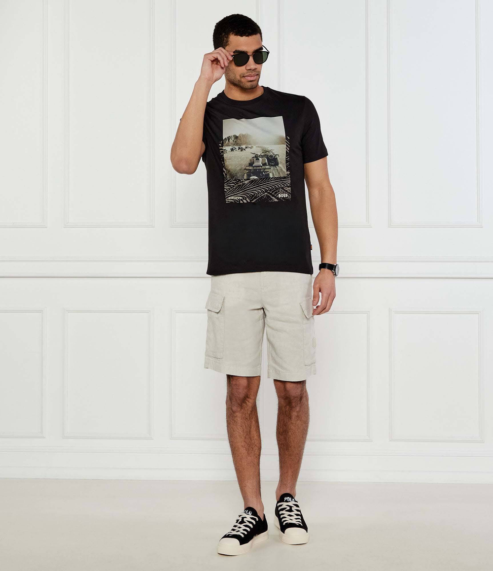 Футболка Te_Dunetrace BOSS ORANGE - черный(50539187)