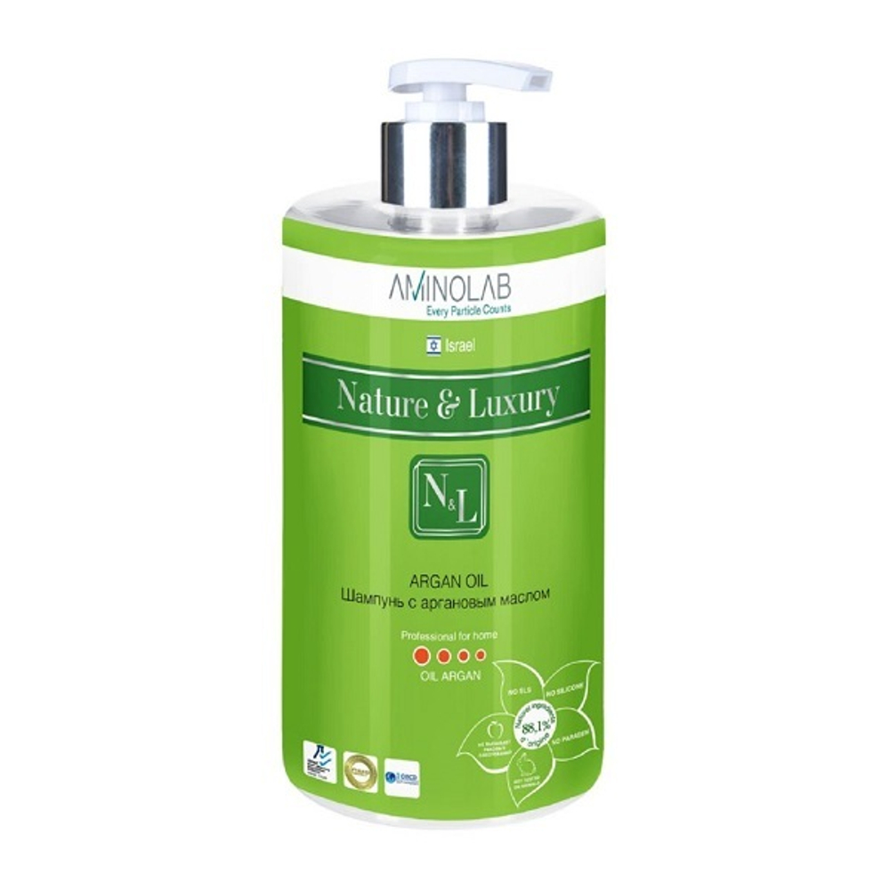 Шампунь для волос с аргановым маслом Nature&Luxury Argan Oil 730мл