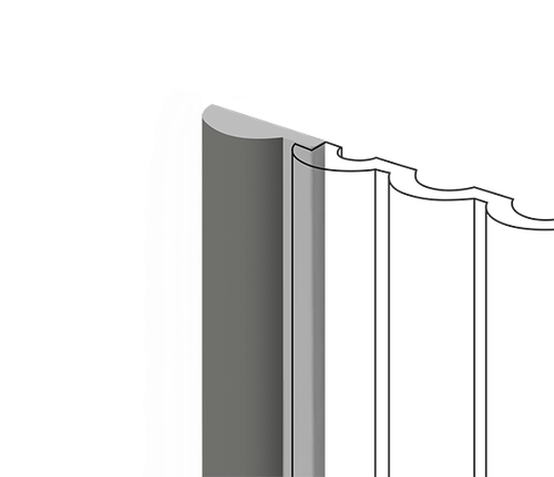 Финишный молдинг LF140A GR17 Hiwood