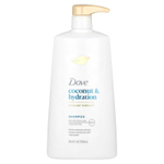 Dove, Увлажняющий шампунь с кокосом, 750 мл (25,4 жидк. унц.)