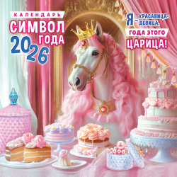 Календарь на скрепке (БПК, в упаковке) Символ года (коллаж). Царица