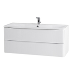 Тумба подвесная под раковину BelBagno ACQUA-1200-2C-SO-BL 120 см Bianco Lucido