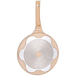 СКОВОРОДА AGNESS "СМАЙЛ" С АНТИПРИГАР.ПОКРЫТИЕМ ДИАМЕТР=26.5 СМ ПОДХОДИТ ДЛЯ ИНДУКЦИИ