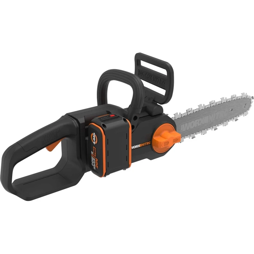 WORX WG350E аккумуляторная бесщеточная цепная пила (1 x 4 Ач, ЗУ)